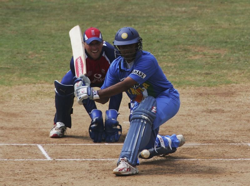 Rahul Dravid's batting in ODIs improved as a captain as he averaged over 42.